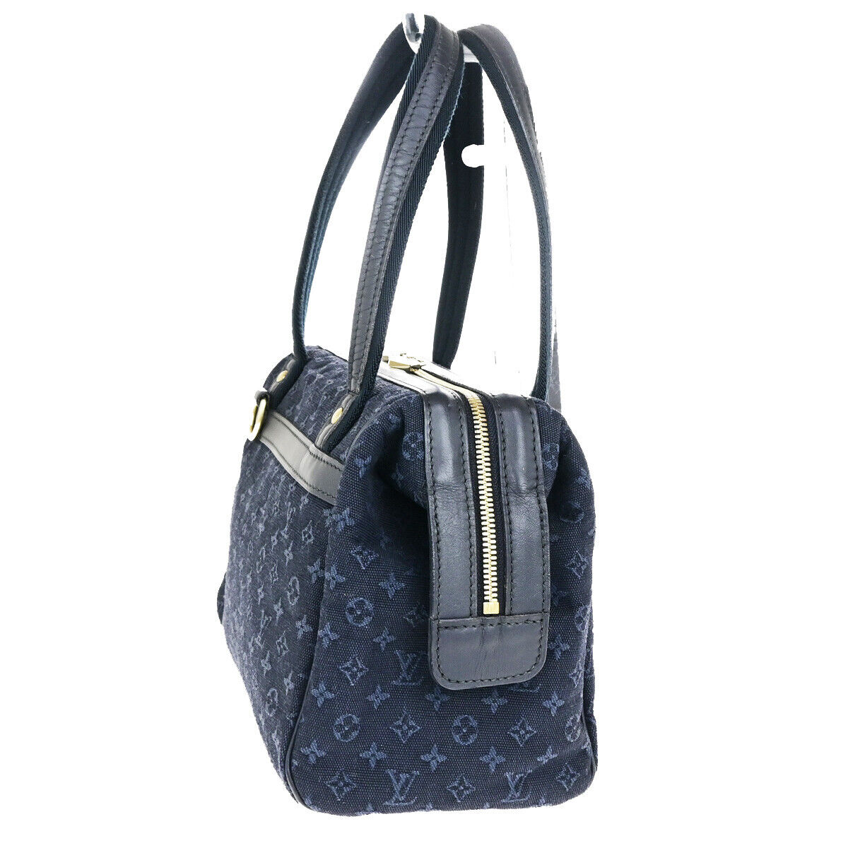 LOUIS VUITTON Josephine PM Hand Bag Monogram Mini Canvas Blue M92414 77YG590