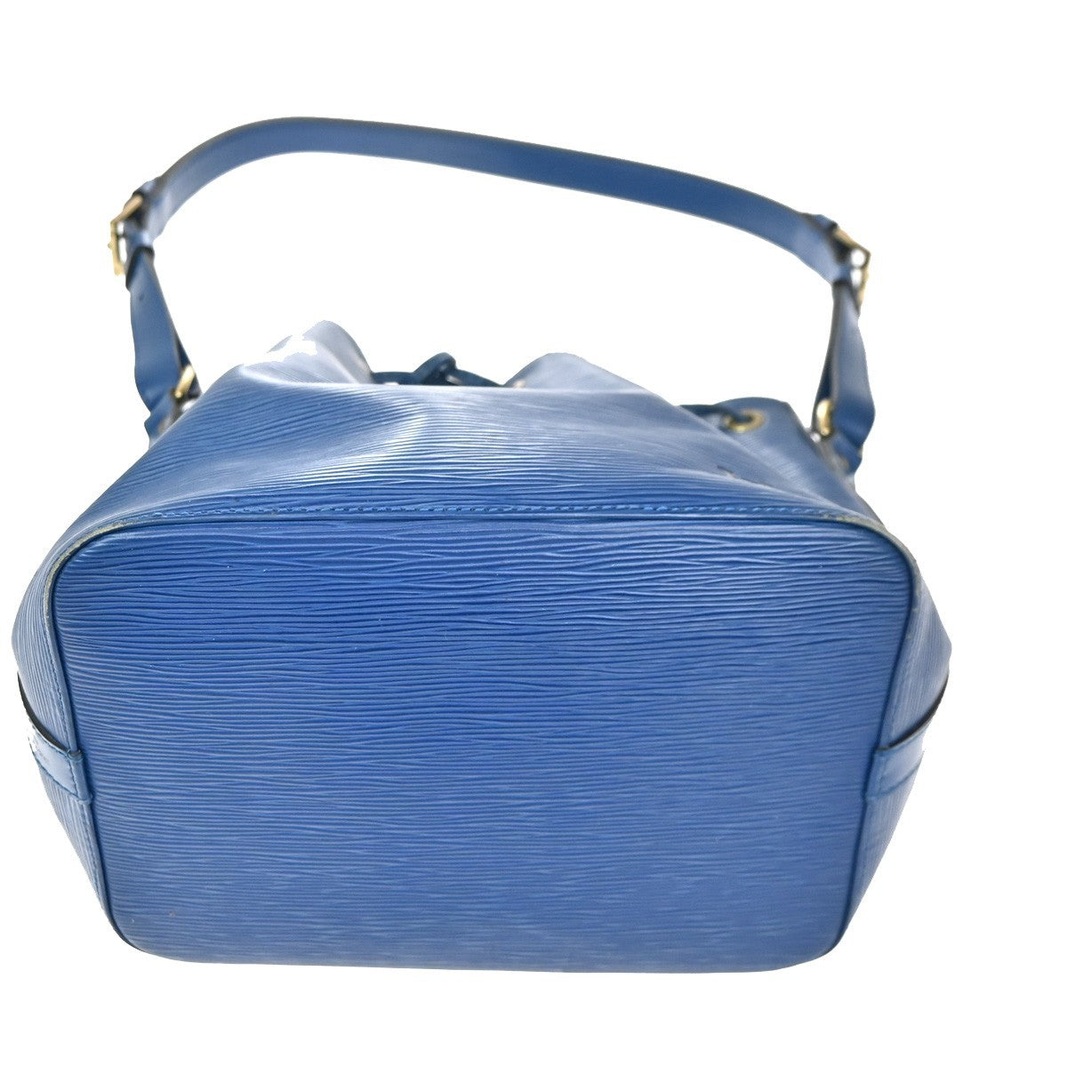 LOUIS VUITTON LV Petit Noe Shoulder Bag Epi Leather Blue France M44105 86KC177