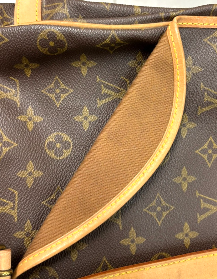 LOUIS VUITTON Saumur 35 Shoulder Bag Monogram Leather BN France M42254 77TA599
