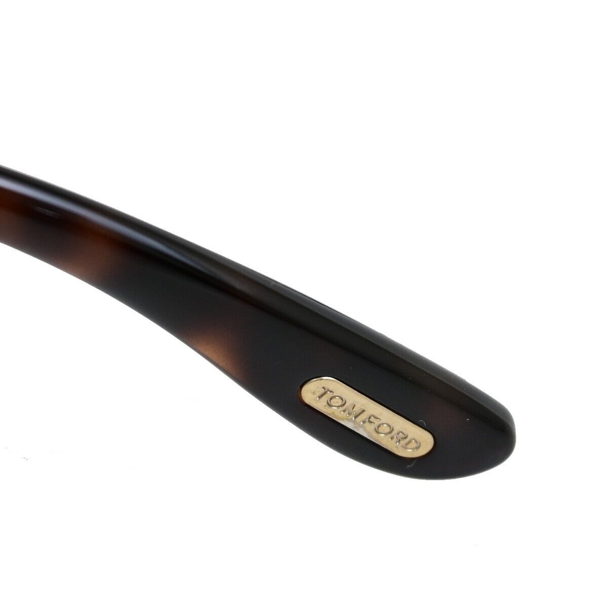 TOM FORD Logo Sabrina Sunglasses  Eye Wear Plastic Brown Gold  TF161  02FA053