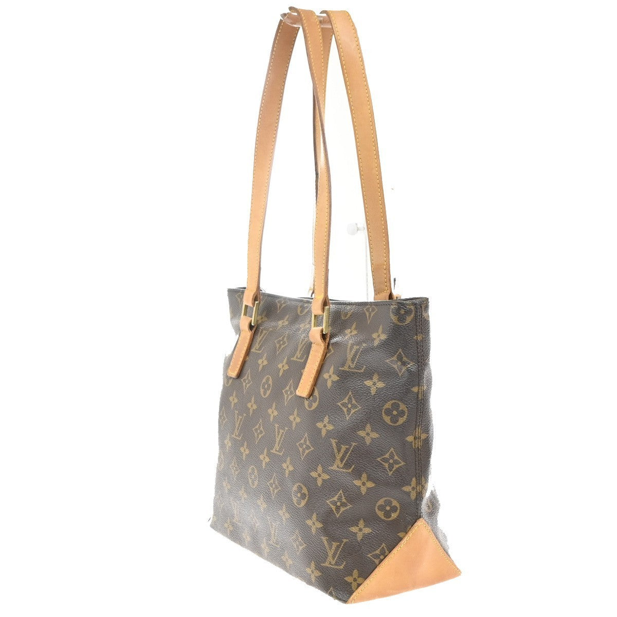 LOUIS VUITTON Cabas Piano Shoulder Bag Monogram Leather Brown M51148 16MA249