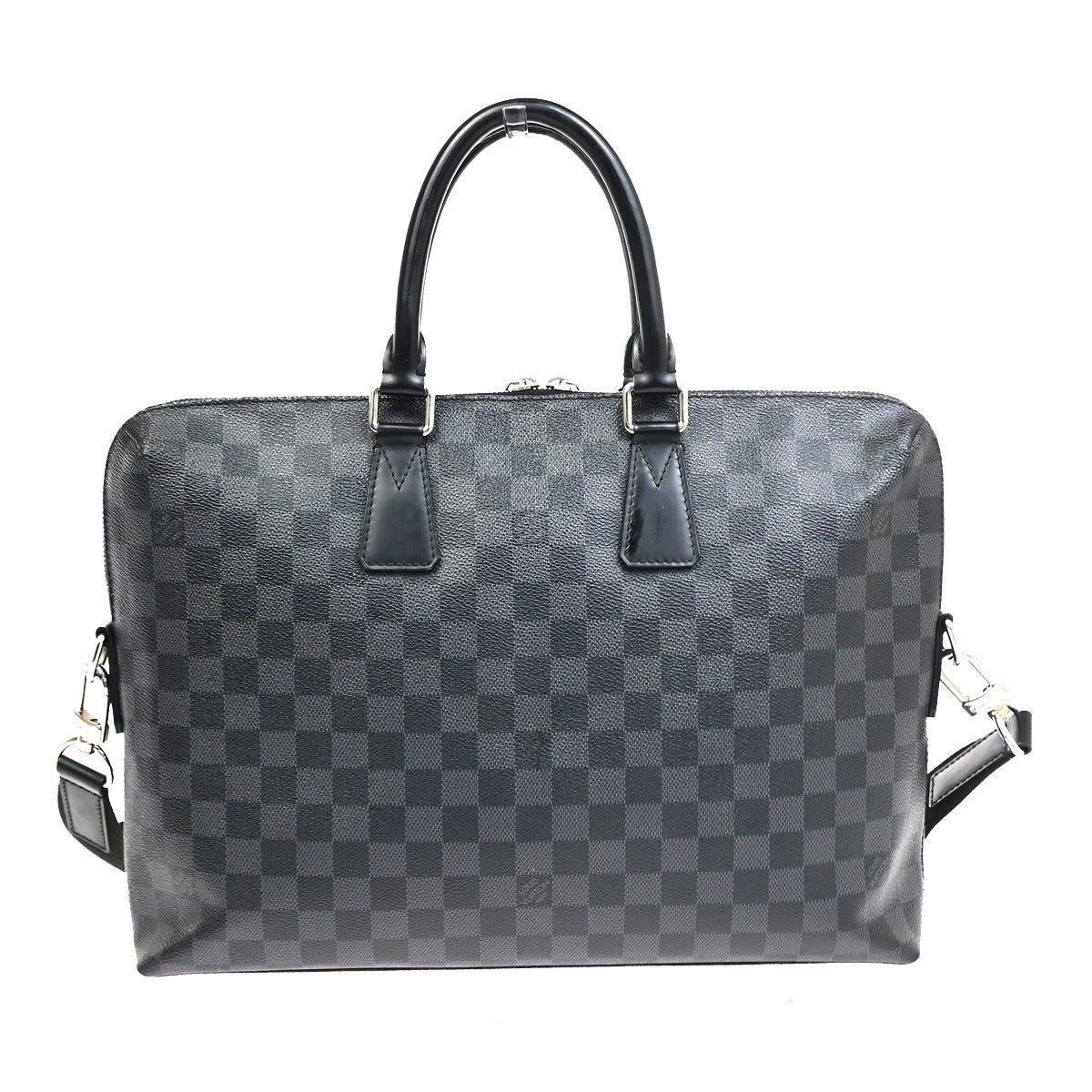 LOUIS VUITTON Porte Documents Jour Shoulder Bag Damier Graphite N48224 46RQ081