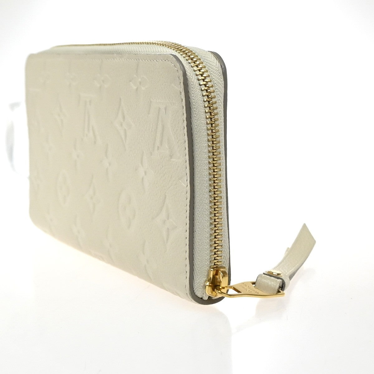 LOUIS VUITTON Secret Long Wallet Monogram Empreinte White M93437 77MA577