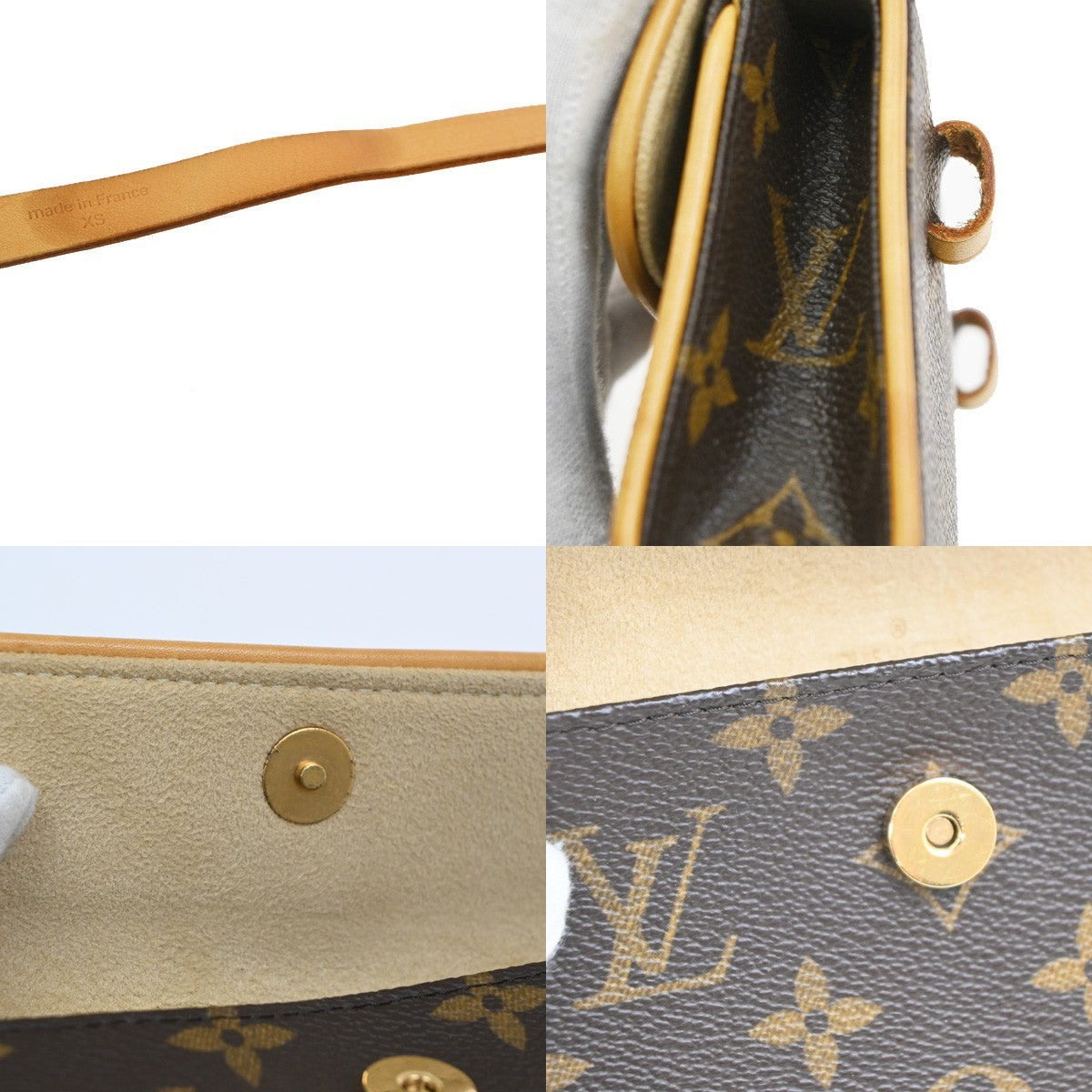 LOUIS VUITTON Pochette Florentine Bum Bag XS Monogram Leather BN M51855 76KC272