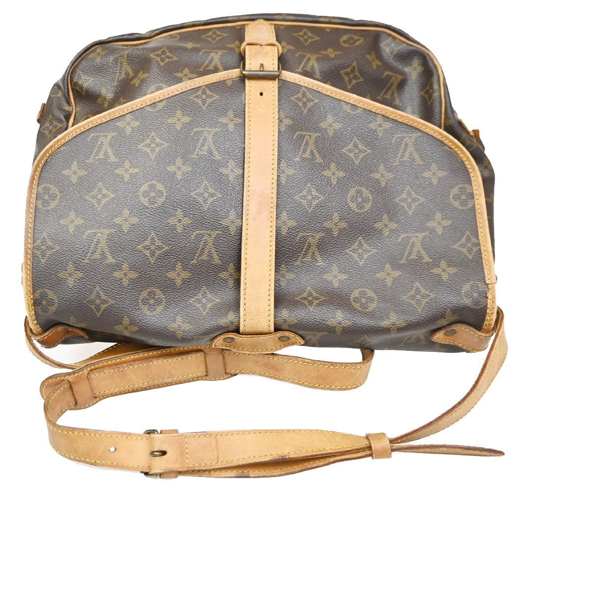 LOUIS VUITTON Saumur 35 Shoulder Bag Monogram Leather BN France M42254 39CA613