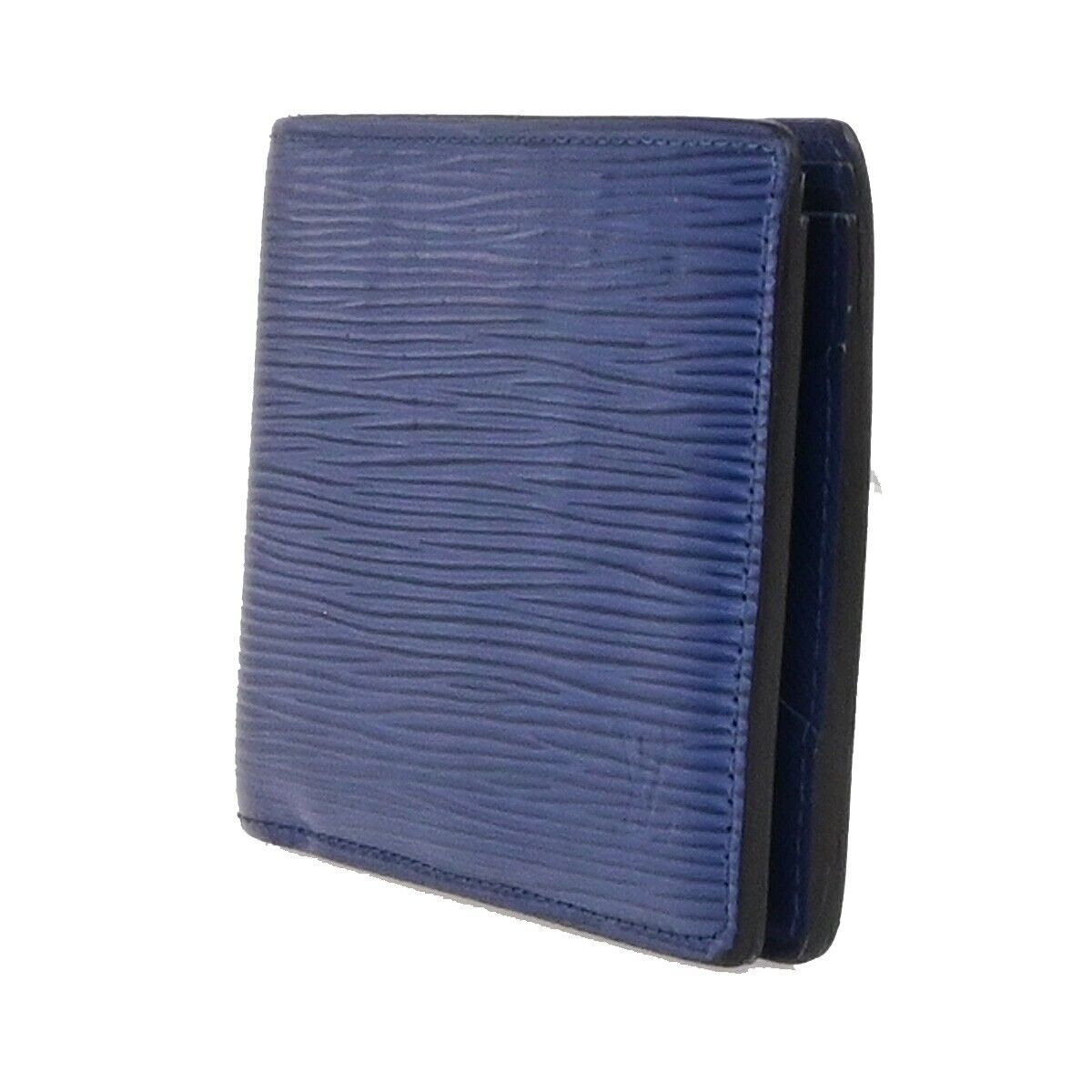 LOUIS VUITTON Portefeuille Multiple Wallet Epi Leather Blue M60629 09ED388