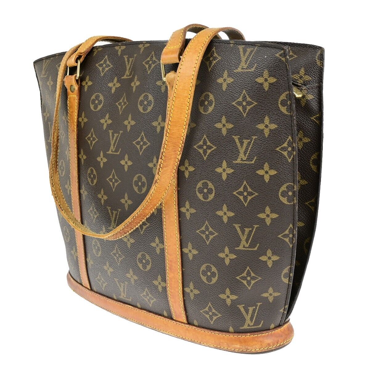 LOUIS VUITTON BABYLONE Shoulder Bag Monogram Leather Brown France M51102 33ED137