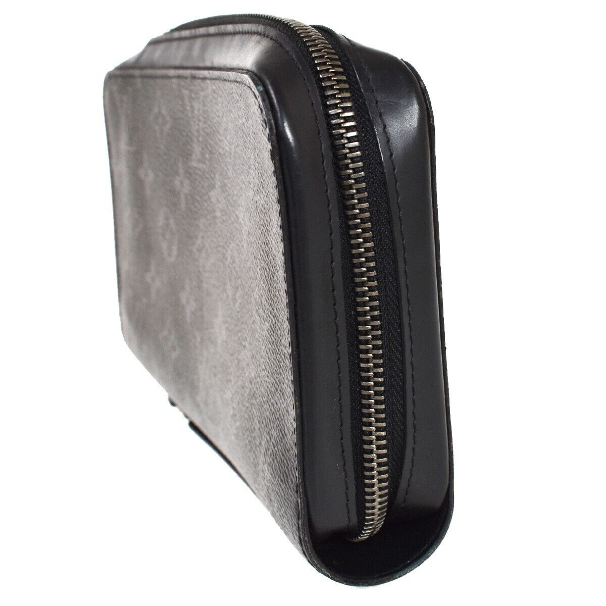 LOUIS VUITTON Zippy XL Long Bifold Wallet Monogram Eclipse BK M61698 93GA663
