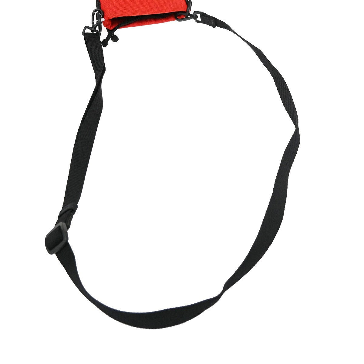 BALENCIAGA Weekend Bottle Holder Crossbody Canvas Nylon Red BK SHW Italy 34TA128