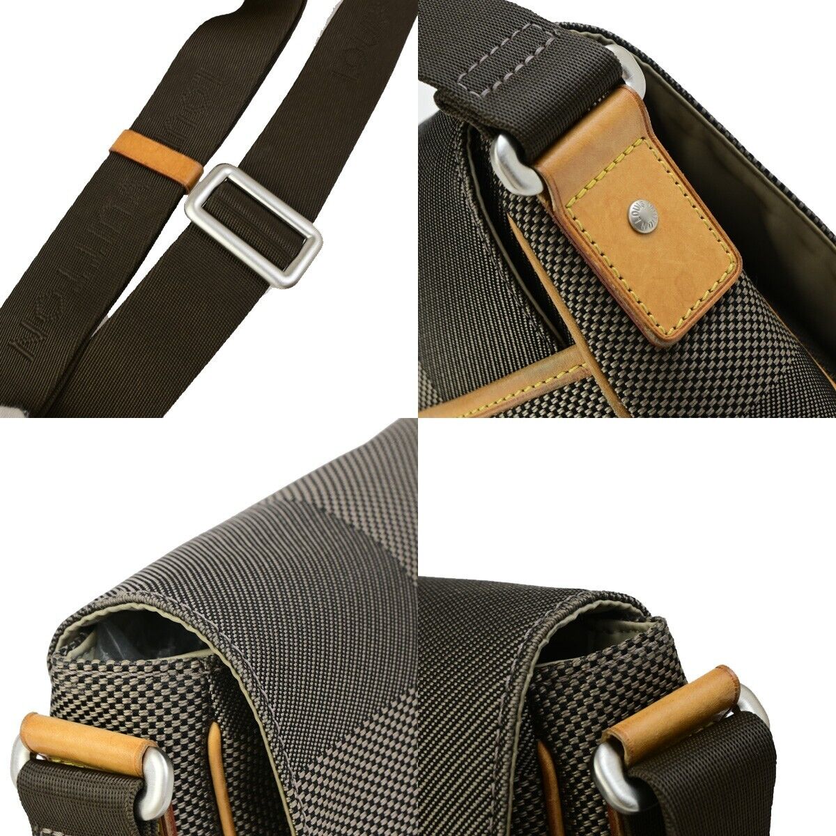 LOUIS VUITTON Petit Messager Shoulder Bag Damier Geant Leather KI M93617 32ED055