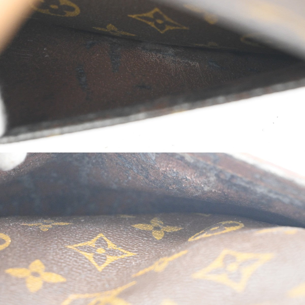 LOUIS VUITTON Jeune Fille MM Shoulder Bag Monogram Leather Brown M51226 39KC732