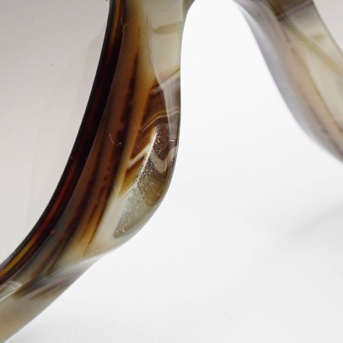 CHANEL CC Matelasse Sunglasses Eye Wear Plastic Brown GHW 5099 Italy 63RL876