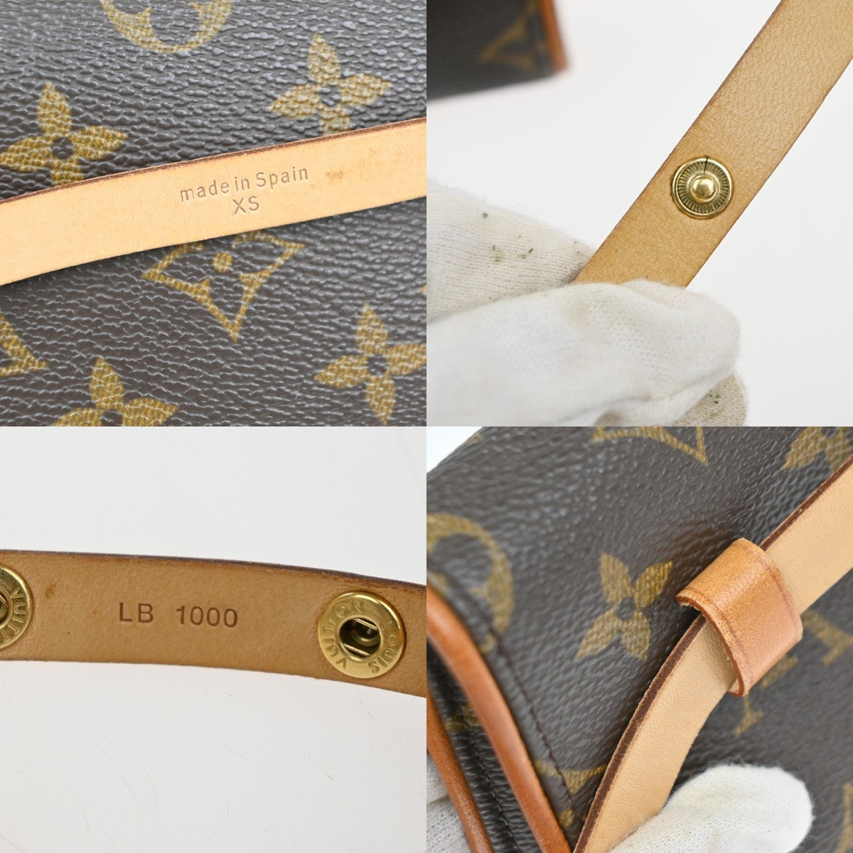 LOUIS VUITTON Pochette Florentine Bum Bag Monogram Leather Brown M51855 85MA630