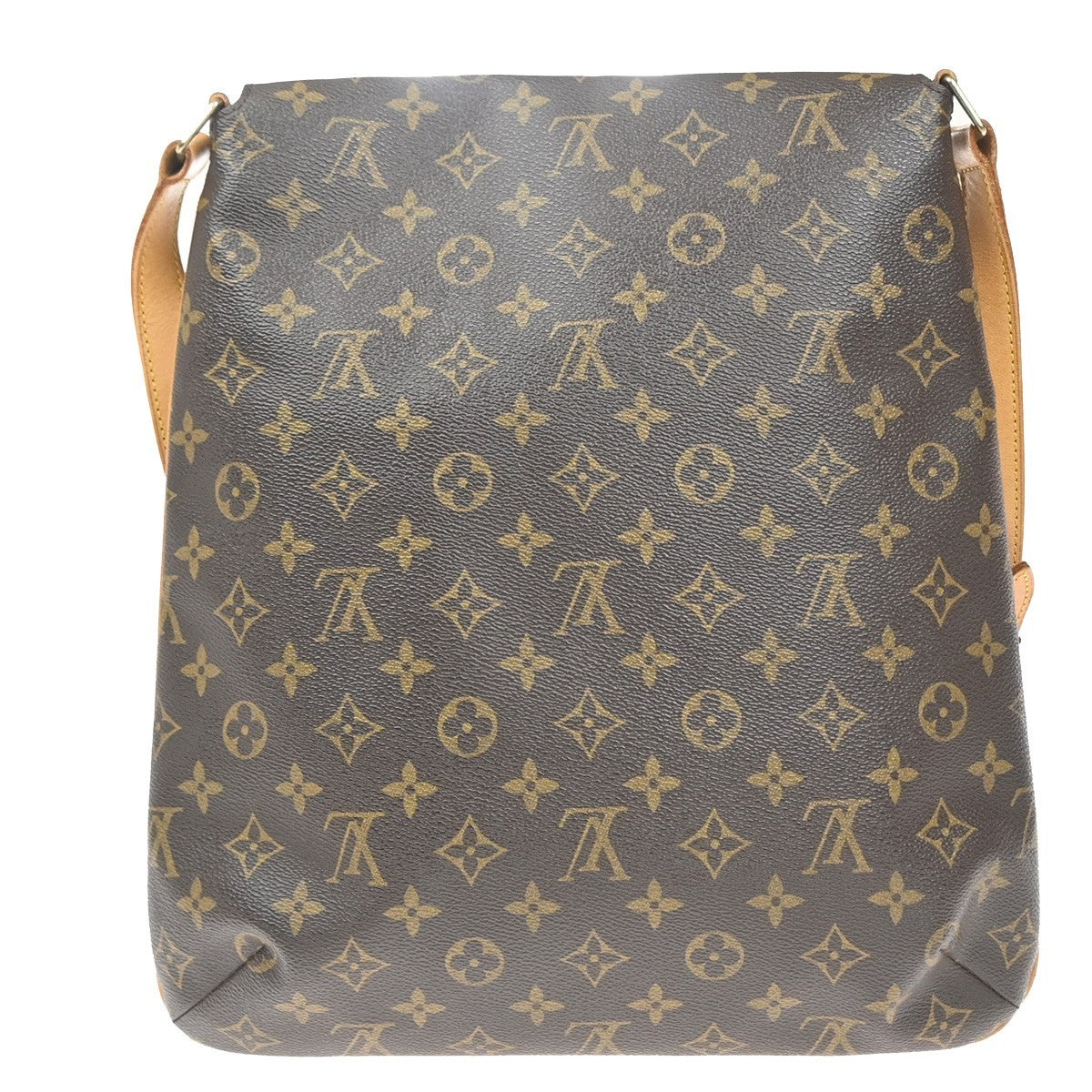 LOUIS VUITTON Musette Shoulder Bag Monogram Leather Brown France M51256 79KC804