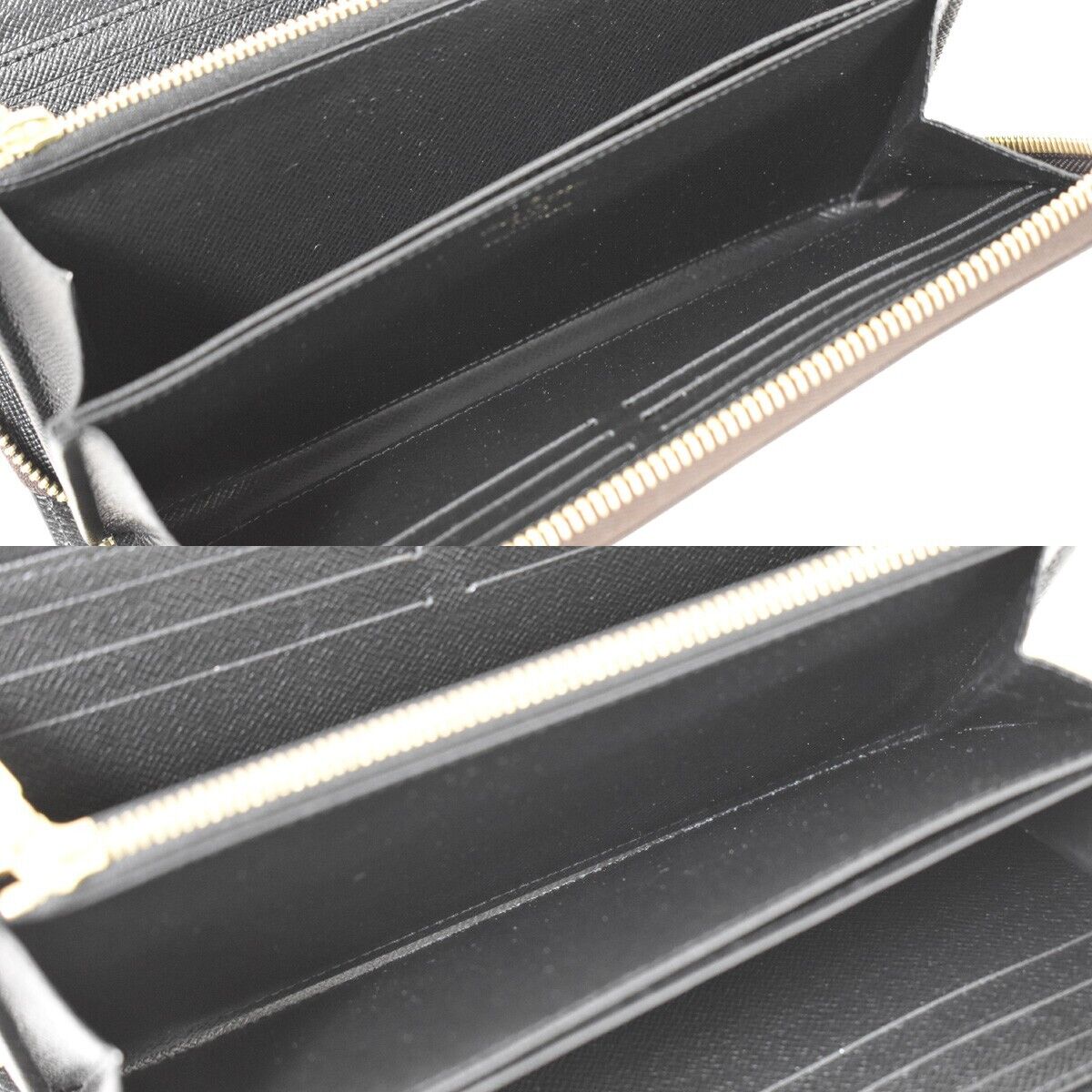 LOUIS VUITTON Zippy Wallet Purse Monogram Giant Reverse Brown M69353 58RC954