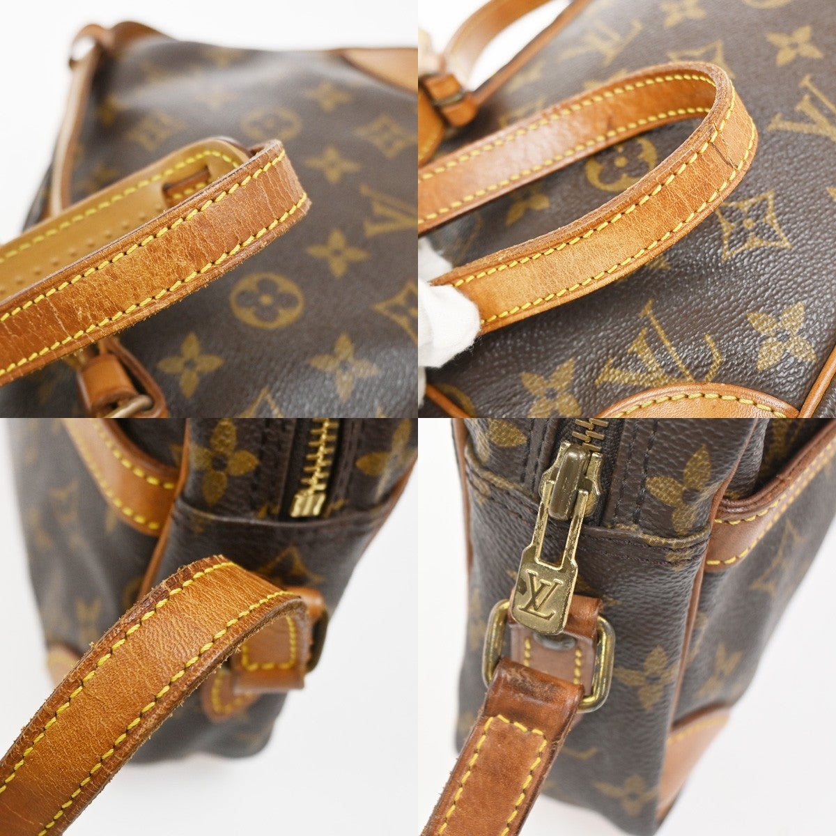 LOUIS VUITTON Trocadero 24 Shoulder Bag Monogram Leather Brown M51276 88YJ028