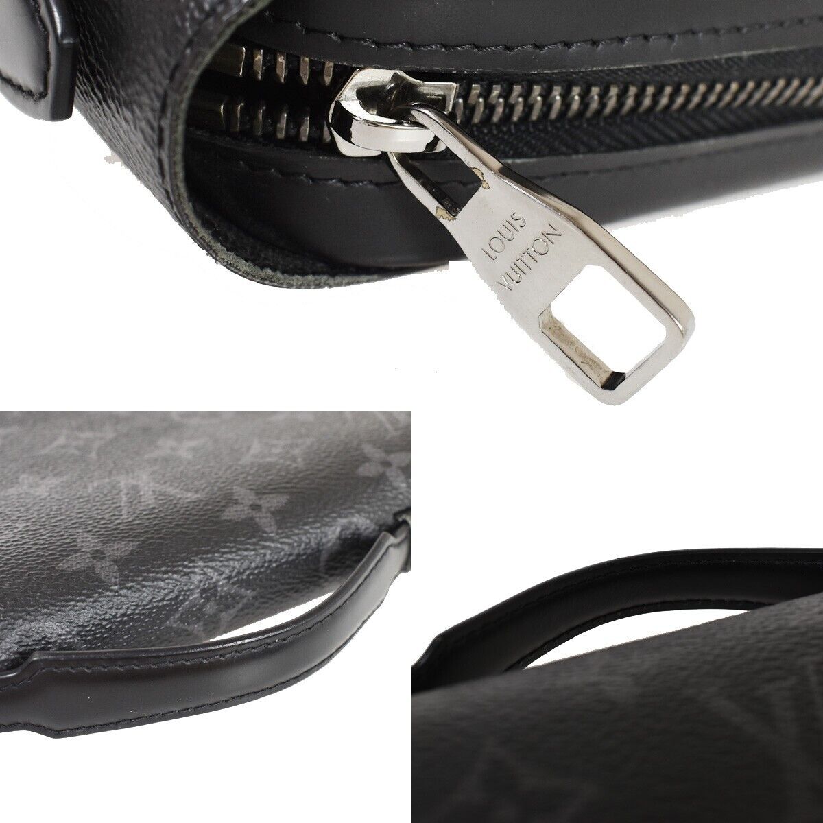 LOUIS VUITTON Zippy XL Long Bifold Wallet Monogram Eclipse BK M61698 99GA662