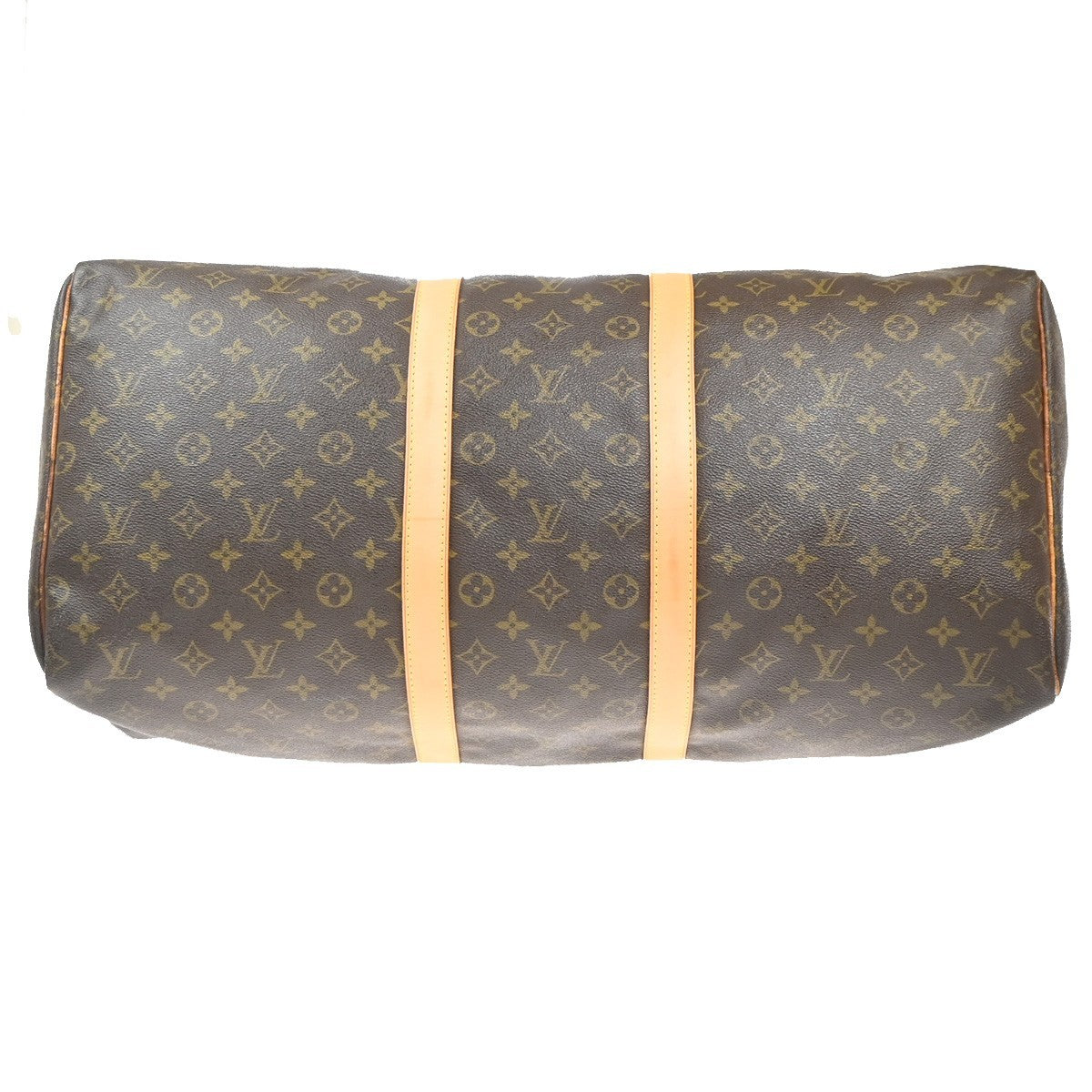 LOUIS VUITTON Keepall 55 Travel Hand Bag Monogram Leather Brown M41424 35RL884