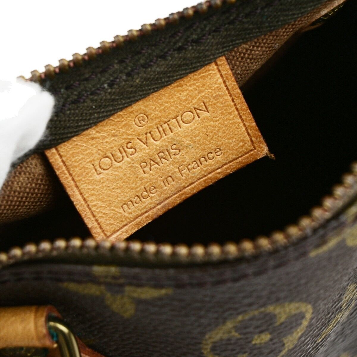 LOUIS VUITTON Mini Speedy Hand Bag Monogram Leather Brown France M41534 79EC996