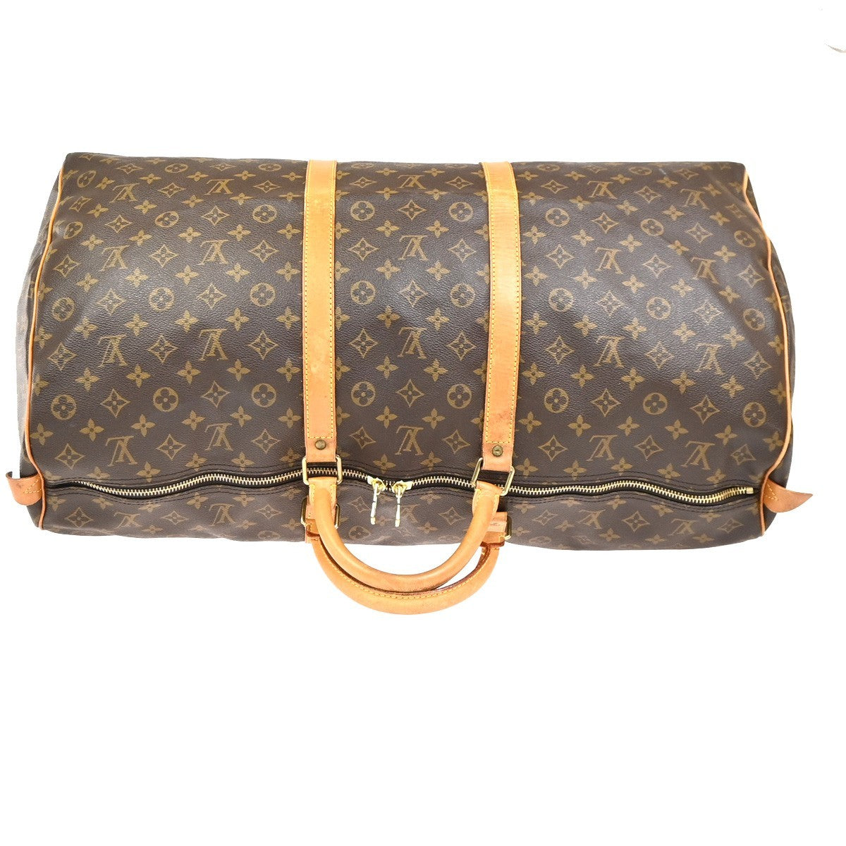 LOUIS VUITTON Keepall 60 Travel Hand Bag Monogram Leather Brown M41422 72YH893