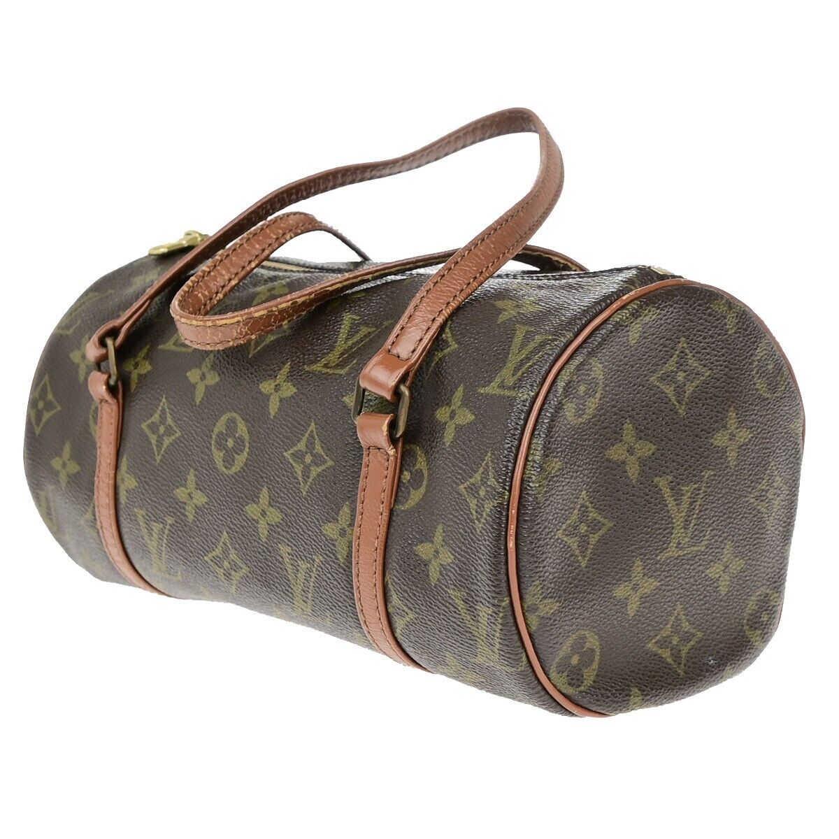 LOUIS VUITTON PAPILLON 26 Hand Bag Monogram Leather Brown France M51366 36EC523