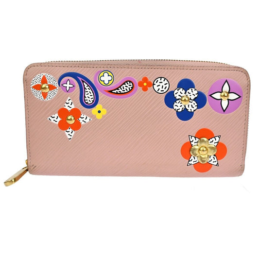 LOUIS VUITTON Zippy Wallet Long Bifold Purse Epi Leather Pink M62067 30GA974