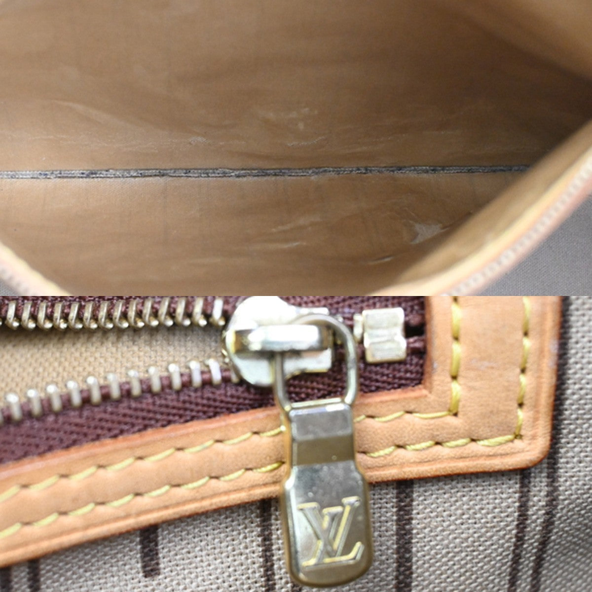 LOUIS VUITTON Neverfull GM Shoulder Tote Bag Monogram Leather BN M40157 58TA034