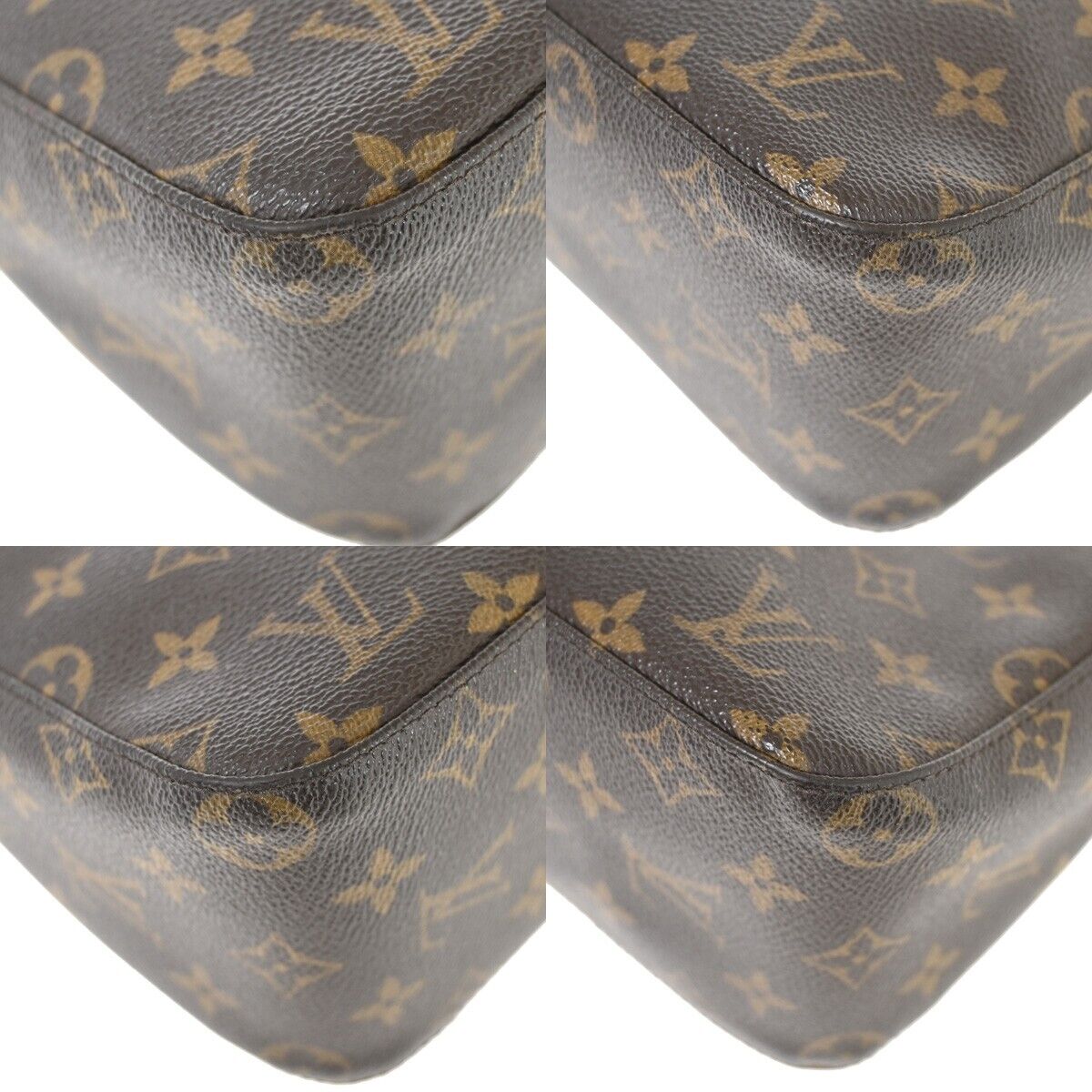 LOUIS VUITTON Looping MM Shoulder Bag Monogram Leather BN France M51146 85HB739
