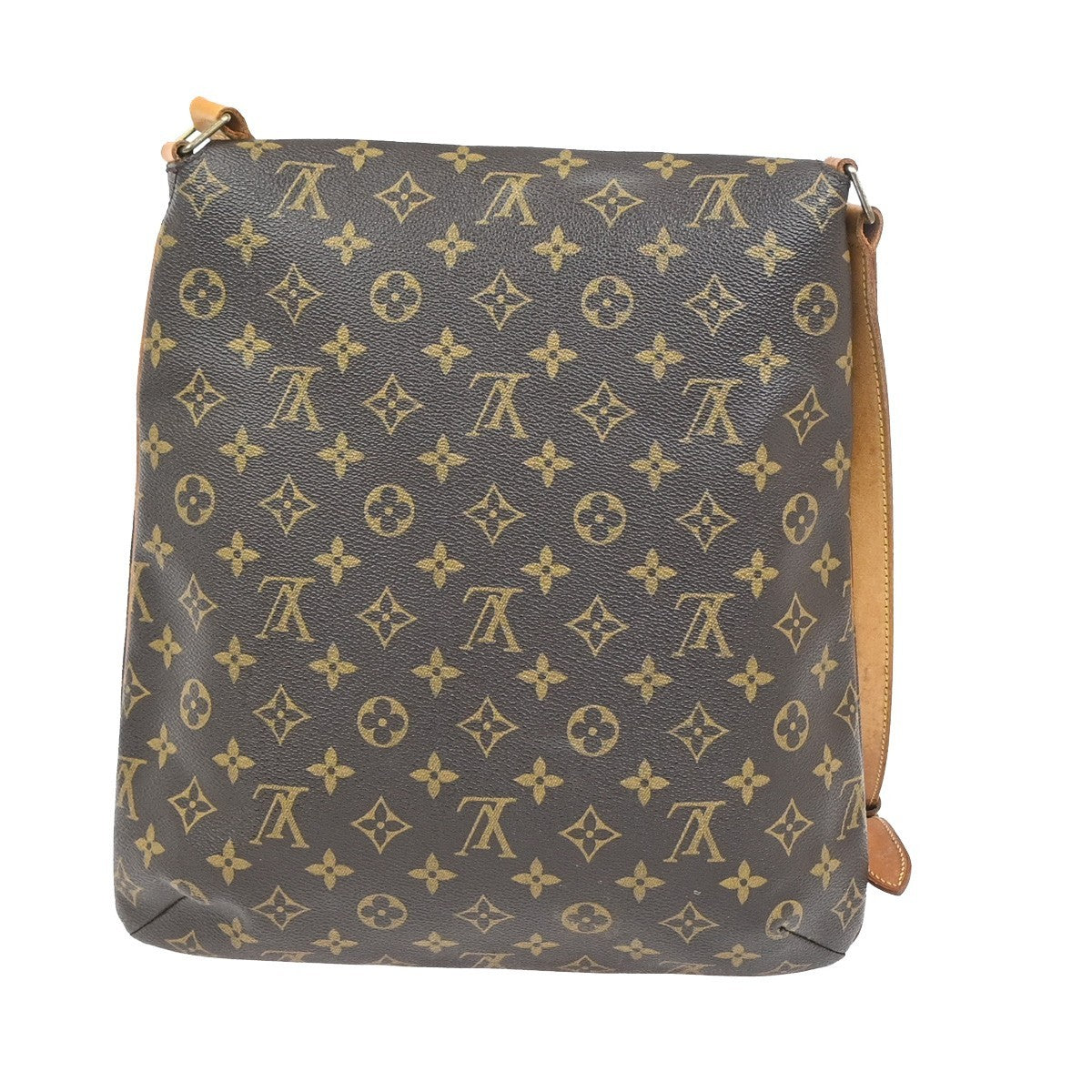 LOUIS VUITTON Musette Shoulder Bag Monogram Leather Brown France M51256 88YJ031
