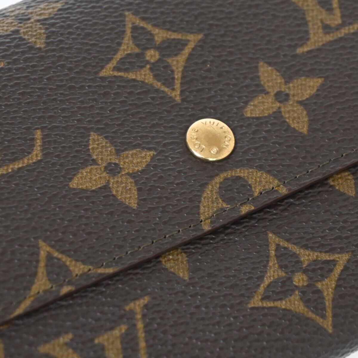LOUIS VUITTON Porte Monnaie Credit Long Bifold Wallet Monogram M61724 64RJ270