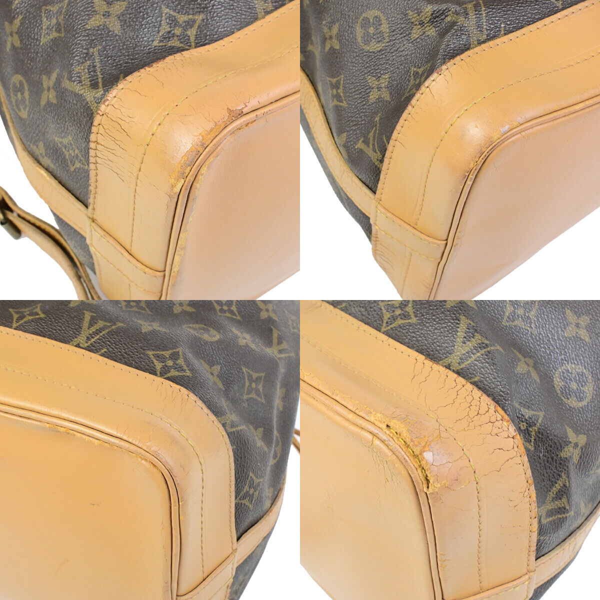 LOUIS VUITTON Noe GM Drawstring Shoulder Bag Monogram Leather BN M42224 08SJ527