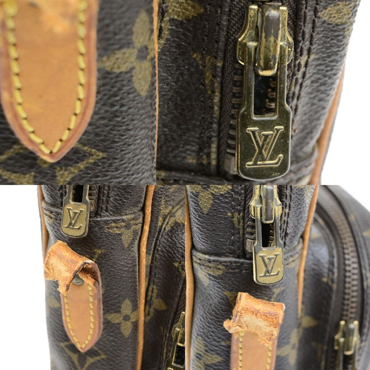 LOUIS VUITTON Amazon Crossbody Shoulder Bag Monogram Leather BN M45236 63EE023