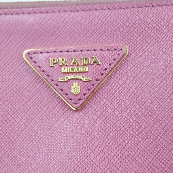 PRADA Galleria 2Way Shoulder Hand Bag Saffiano Leather Pink Italy 11CA830