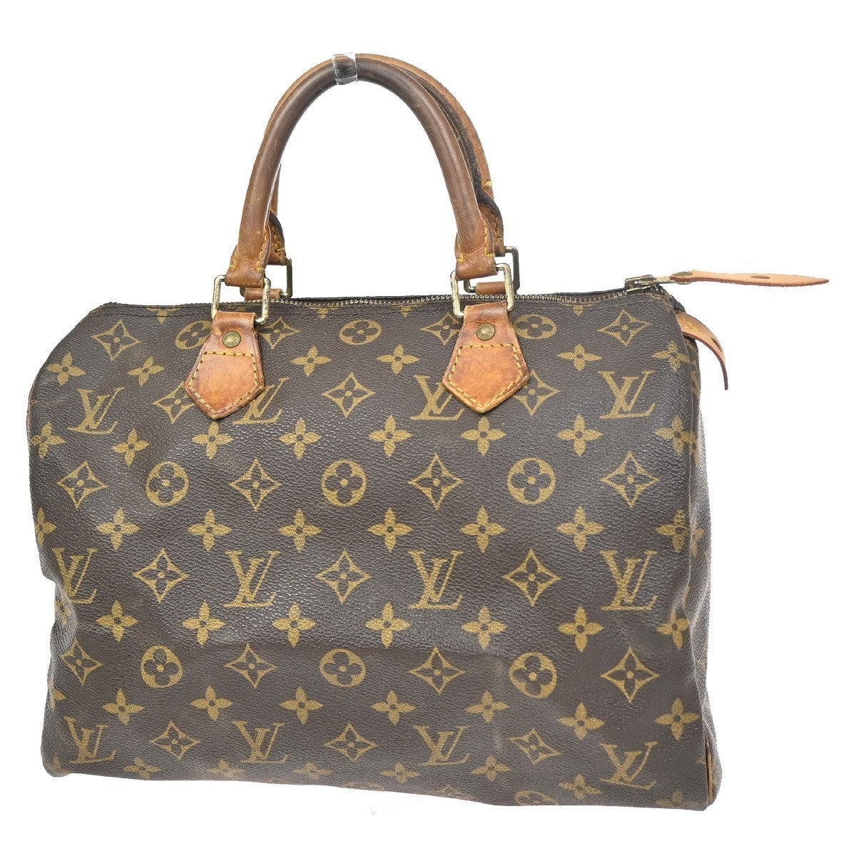 LOUIS VUITTON Speedy 30 Travel Hand Bag Monogram Leather Brown M41526 76CA659