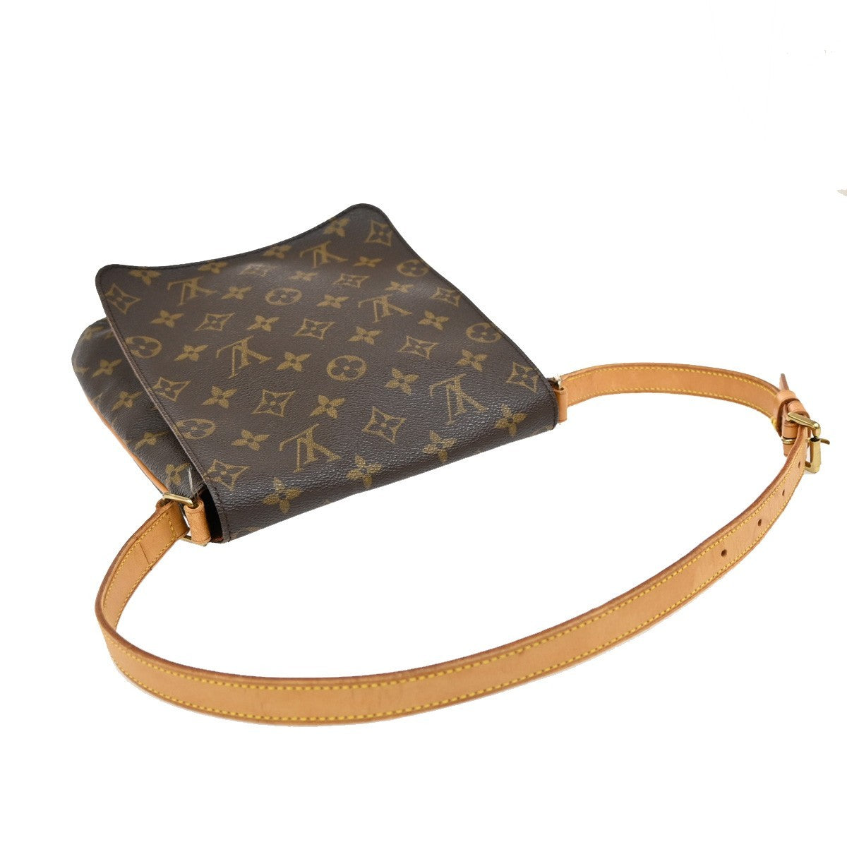 LOUIS VUITTON LV Musette Salsa Short Shoulder Bag Monogram Brown M51258 89EF866