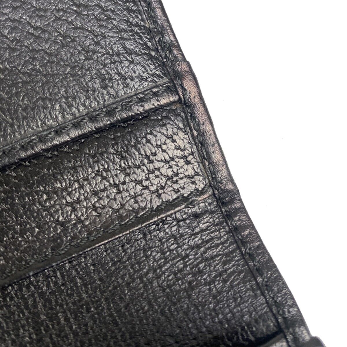 GUCCI Princy GG Pattern Long Bifold Wallet Purse Canvas Leather Black 02YD939
