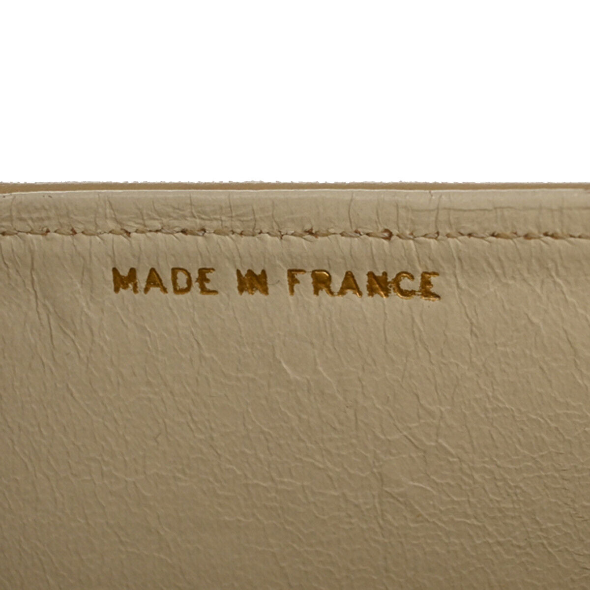 CHANEL CC Matelasse 23 Chain Shoulder Bag Leather Beige GHW Vintage 695RJ532