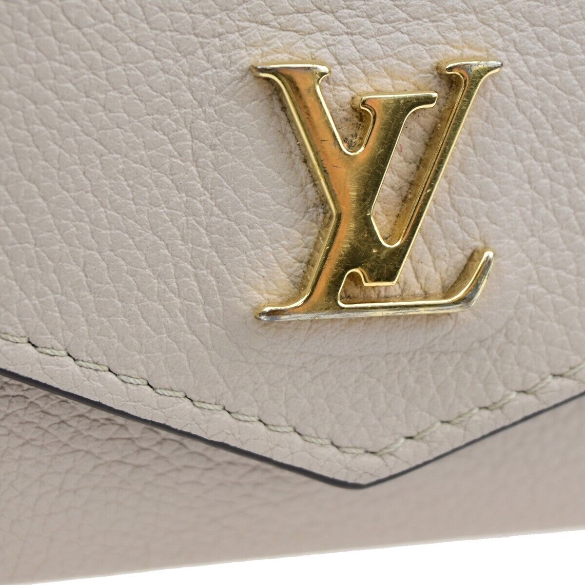 LOUIS VUITTON LV Portefeuille Rock Mini Wallet Trifold Greige M69340 30SH808
