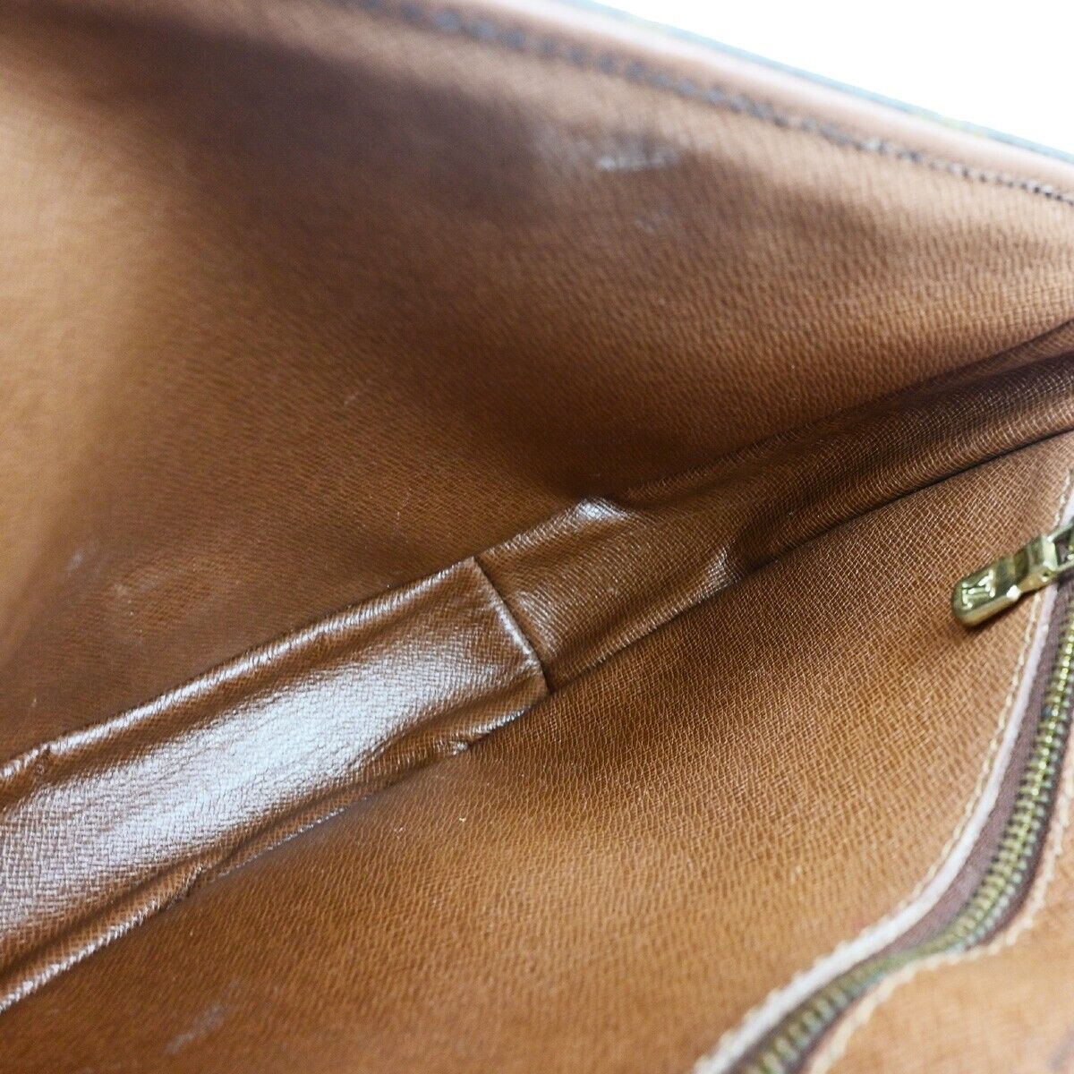 LOUIS VUITTONI Chantilly MM Shoulder Bag Monogram Leather Brown M51233 64EB704