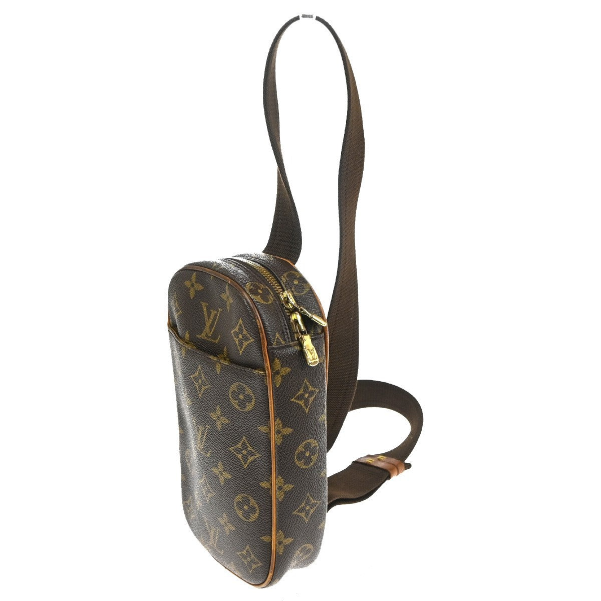 LOUIS VUITTON Pochette Gange Shoulder Bag Monogram Brown Spain M51870 18KC875