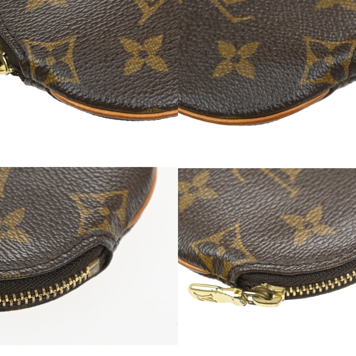 LOUIS VUITTON Porte Monnaie Rond Coin Case Monogram Leather BN M61926 69MA636