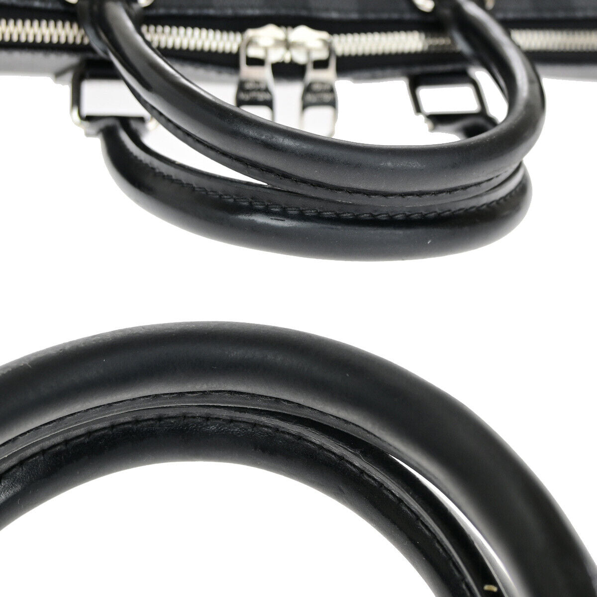 LOUIS VUITTON PDJ Hand Bag Damier Graphite Leather Black France N48224 18YE882