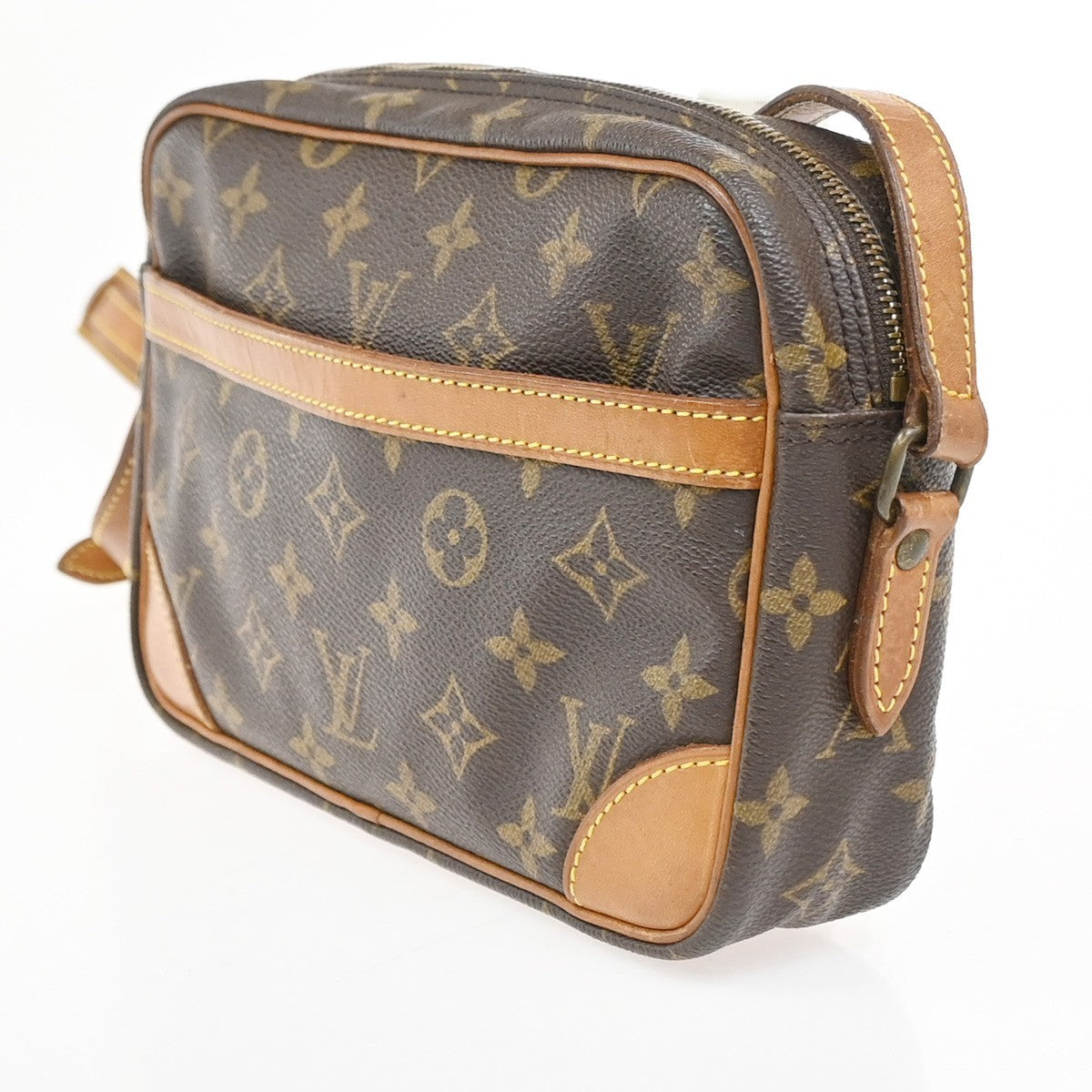 LOUIS VUITTON Trocadero 24 Shoulder Bag Monogram Leather Brown M51276 88YJ028