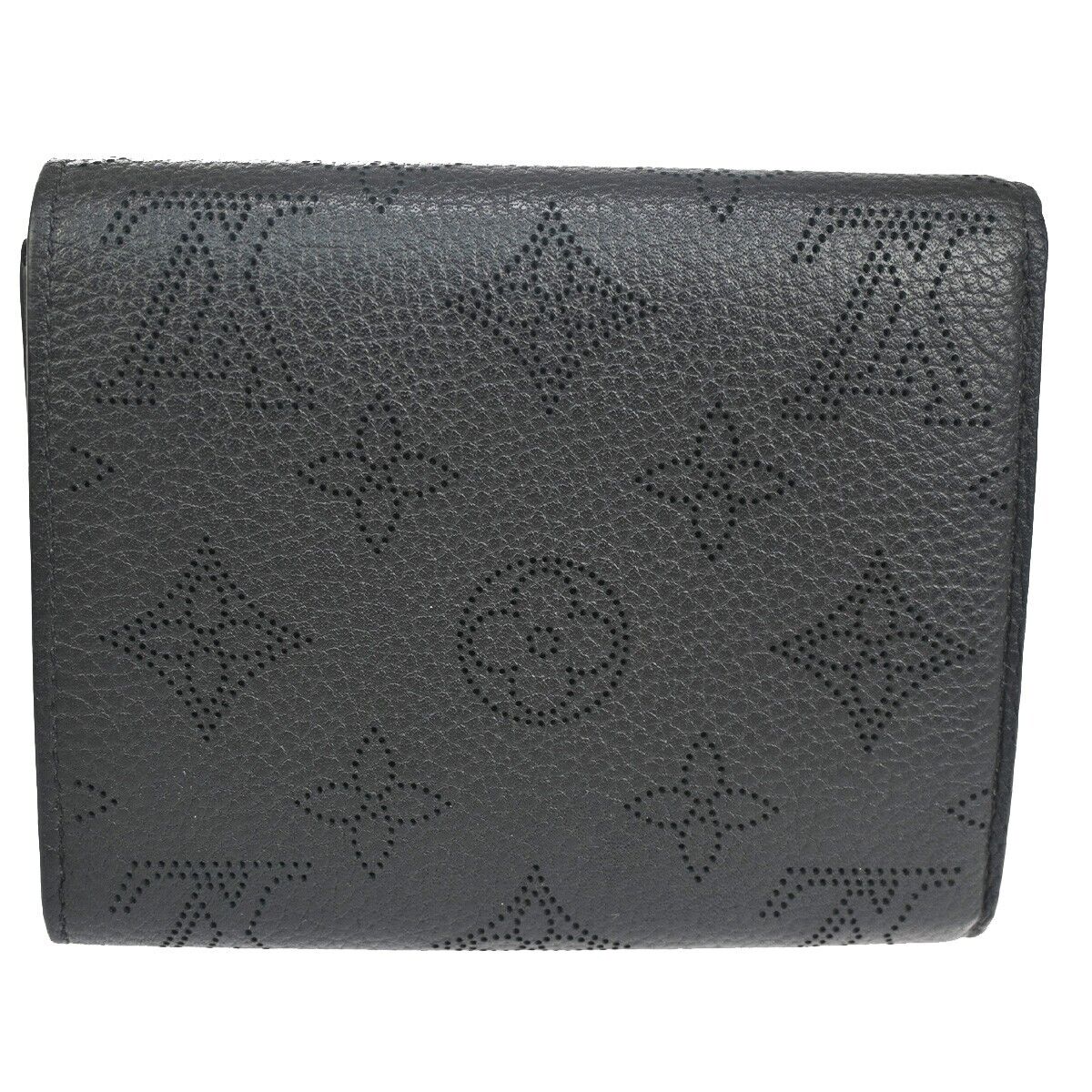 LOUIS VUITTON Iris Compact Bifold Wallet Monogram Mahina Leather M62540 11RC495