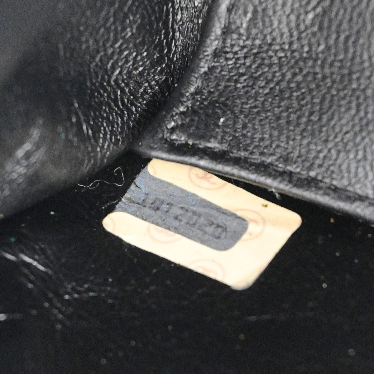 CHANEL CC Logo Velvet Chain Shoulder Bag Suede Leather Black Vintage 683RK554