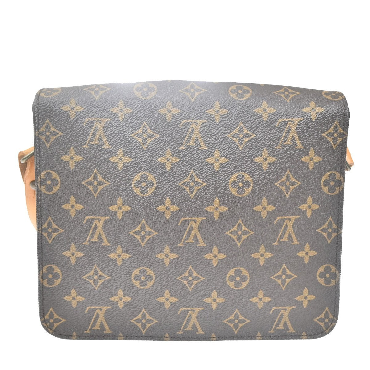 LOUIS VUITTON Cartouchiere GM Shoulder Bag Monogram Leather Brown M51252 72EF802