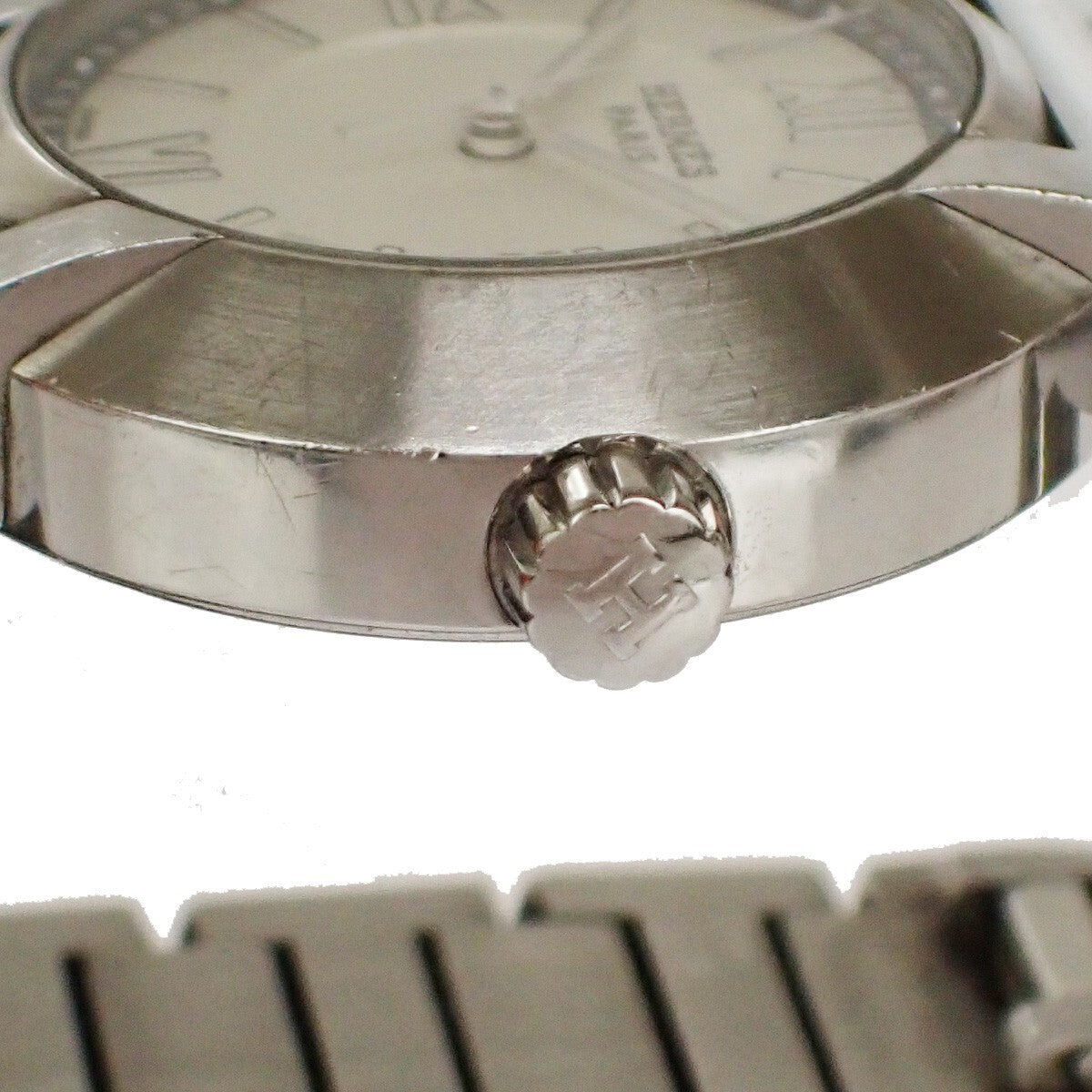 HERMES Nomad NO1.210 Wrist Watch Dial Quartz Stainless Steel Swiss Made 81LC282
