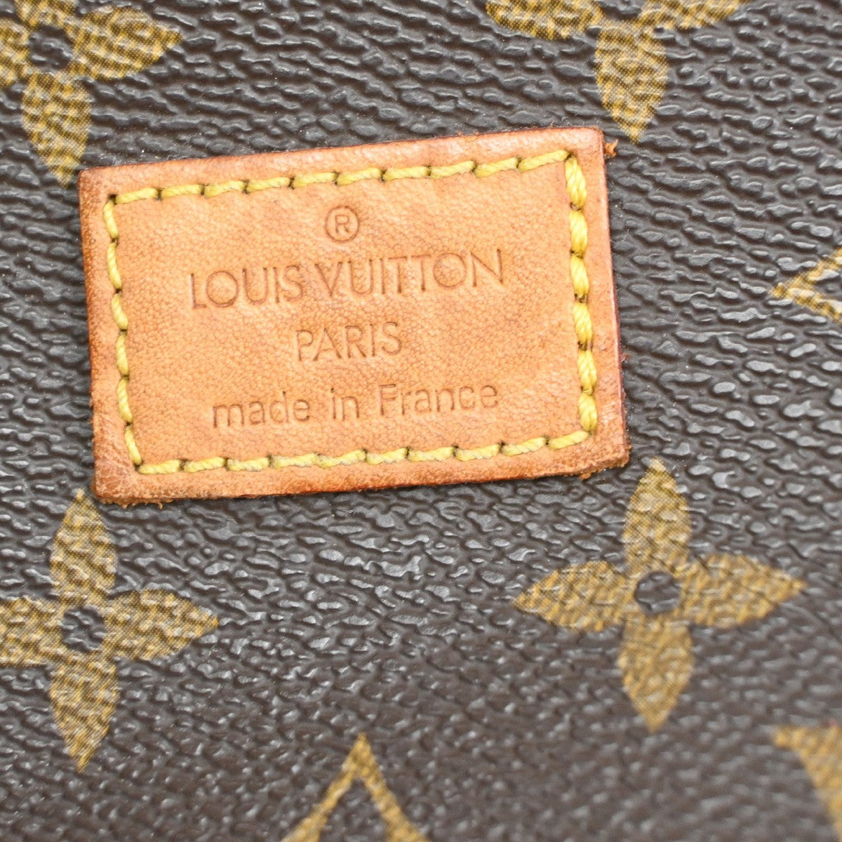 LOUIS VUITTON Logo Saumur 30 Shoulder Bag Monogram Leather Brown M42256 34CA957