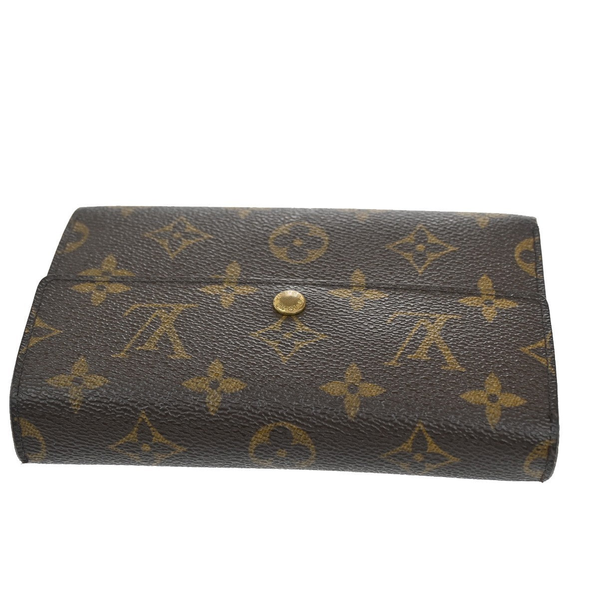 LOUIS VUITTON Porte Tresor Etui Papier Trifold Wallet Monogram BN M61202 09KB933
