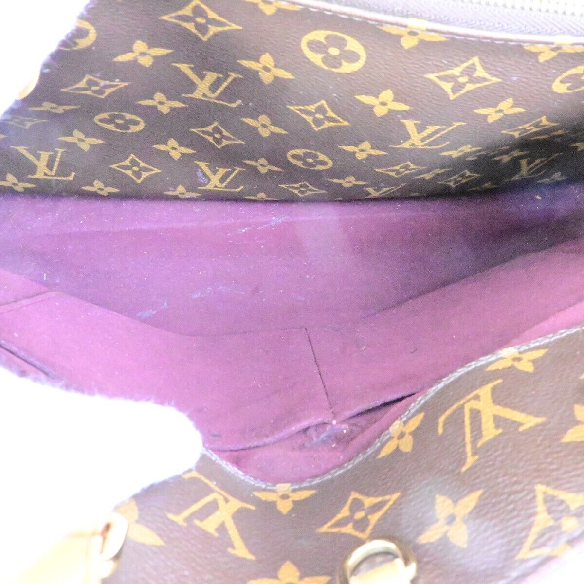 LOUIS VUITTON Montaigne MM Hand shoulder bag Monogram Leather BN M41056 54FB289